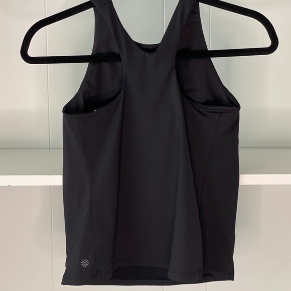 Athleta Racerback Support Tank | Women's Size Small | Black - Picture 2 of 3